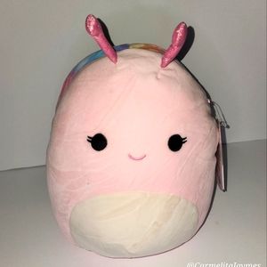 SILVINA 🐌 Pink Rainbow Snail Original Squishmallow by Kelly Toy ☆》NWT《☆